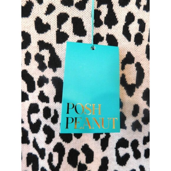 NWT Posh Peanut Girls Size 12 Leopard Print Layla Sweater Dress NEW - Picture 3 of 5